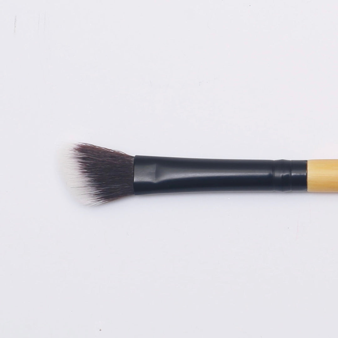 Angled Blending Bamboo Makeup Brush - Vegan, and Eco friendly