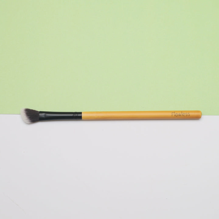 Angled Blending Bamboo Makeup Brush - Vegan, and Eco friendly