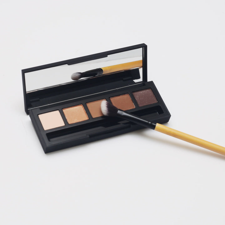 Angled Blending Bamboo Makeup Brush - Vegan, and Eco friendly