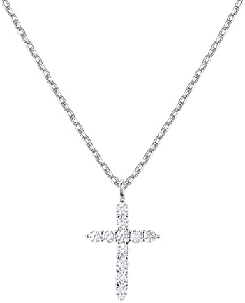 PAVOI 14K Gold Plated Cross Necklace for Women | Cross Pendant | Gold