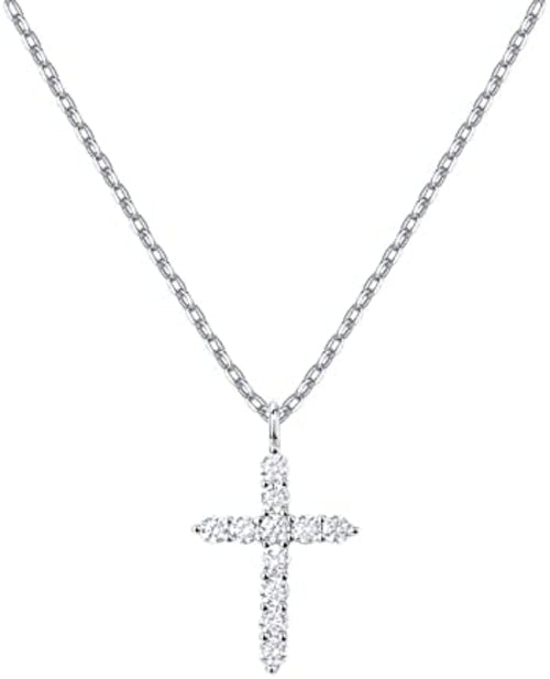 PAVOI 14K Gold Plated Cross Necklace for Women | Cross Pendant | Gold