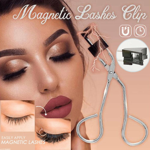 Magnetic Quantum Eyelash Curler With False Eyelashes Waterproof No Glu