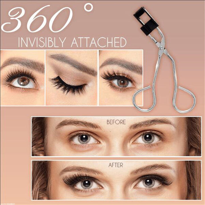 Magnetic Quantum Eyelash Curler With False Eyelashes Waterproof No Glu