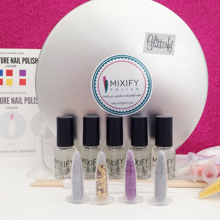 Mixify Polish | Glitterfy - Make your own glitter nail polish complete