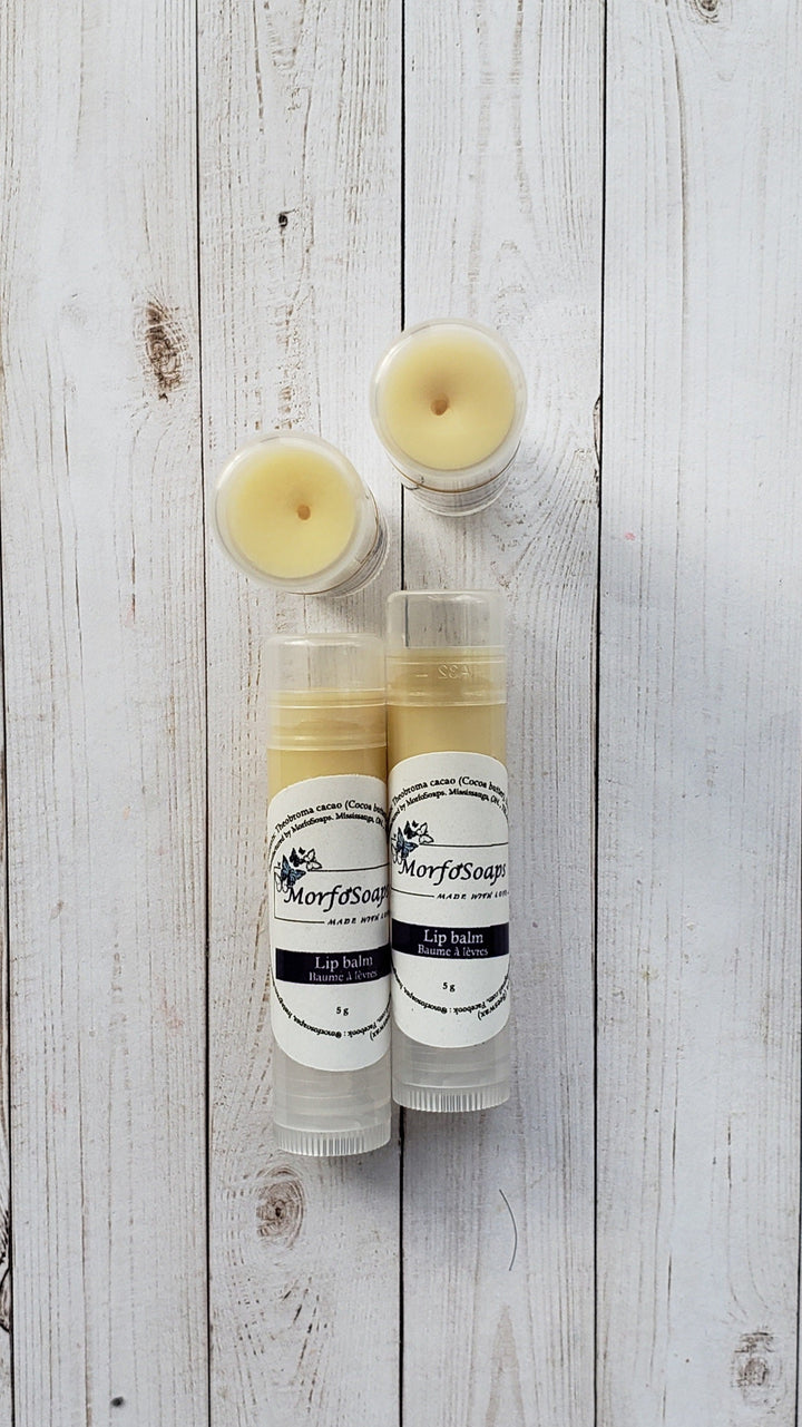 Natural Handmade Lip Balm, Unscented