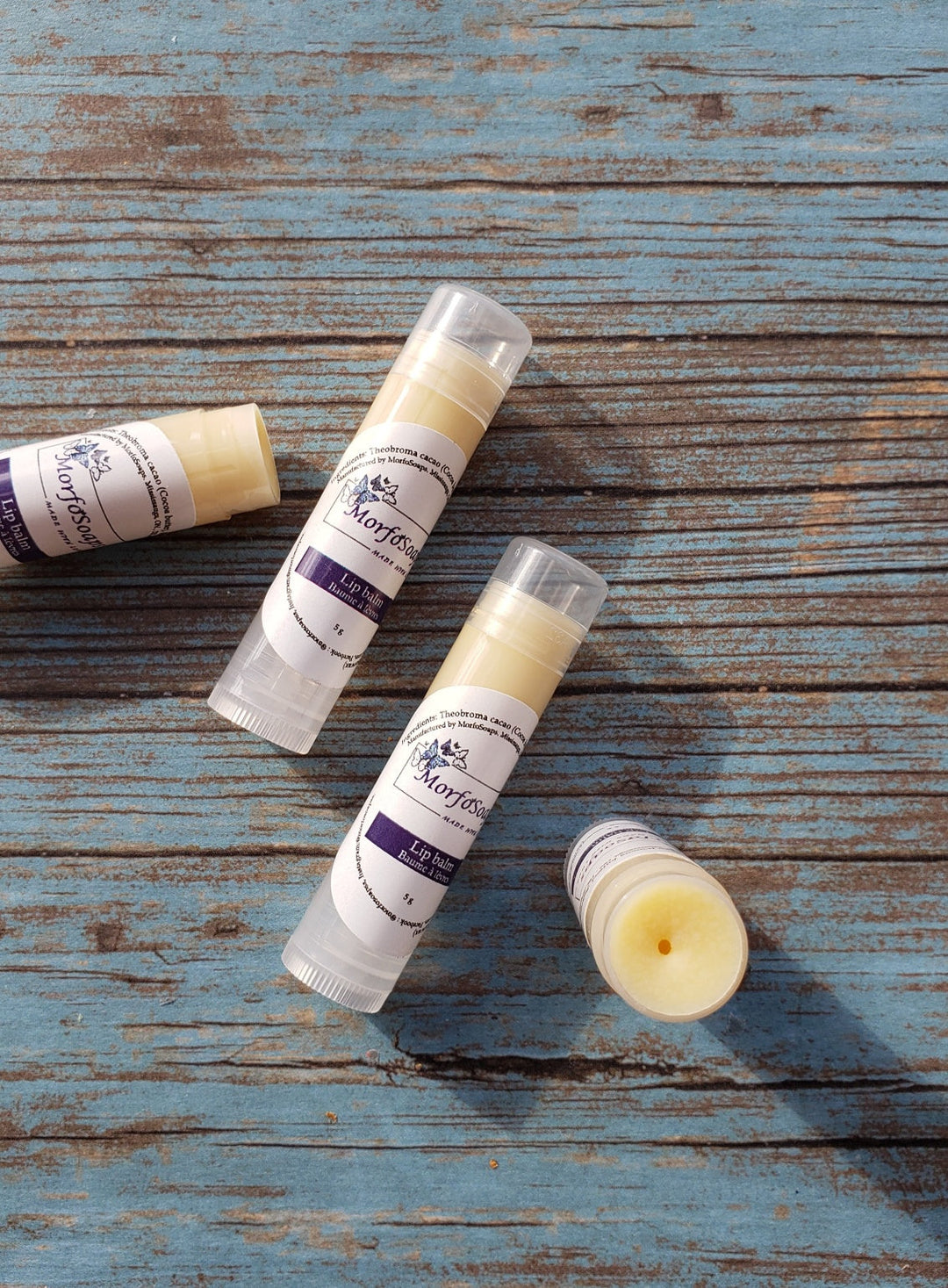 Natural Handmade Lip Balm, Unscented