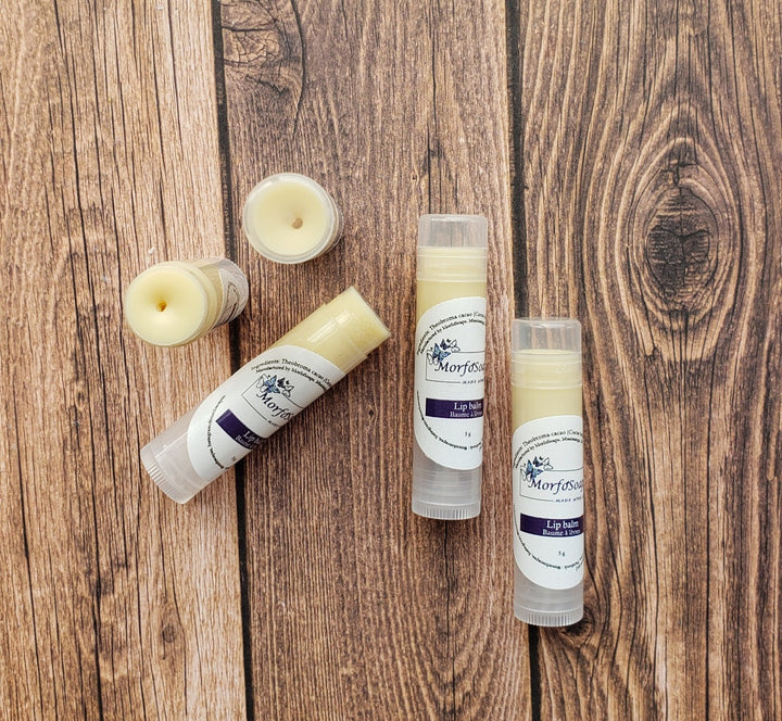 Natural Handmade Lip Balm, Unscented