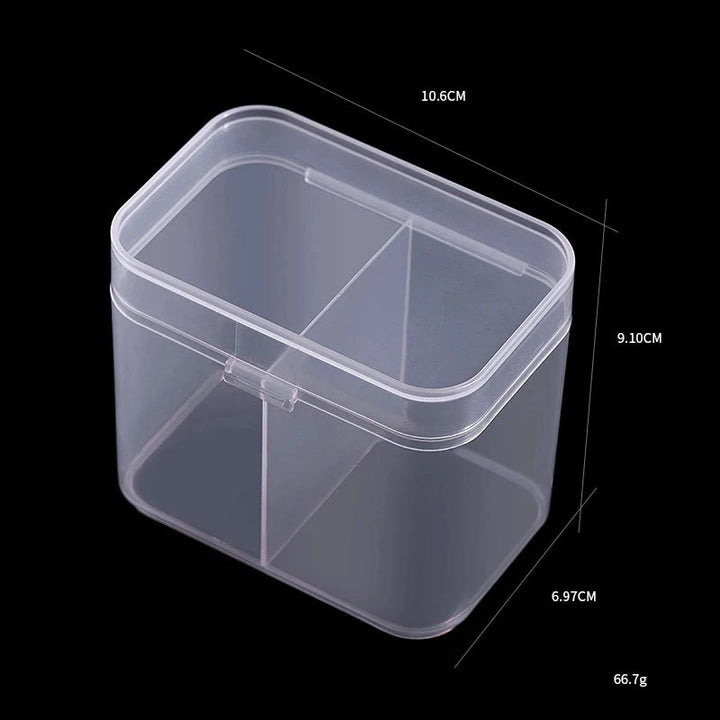 Portable Storage Box Nail Accessoires Wipes Cotton Pads Swab Rods