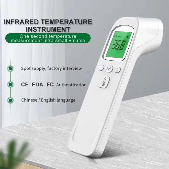 Non-contact Laser Body Temperature Ear Thermometer Oximeter Infrared