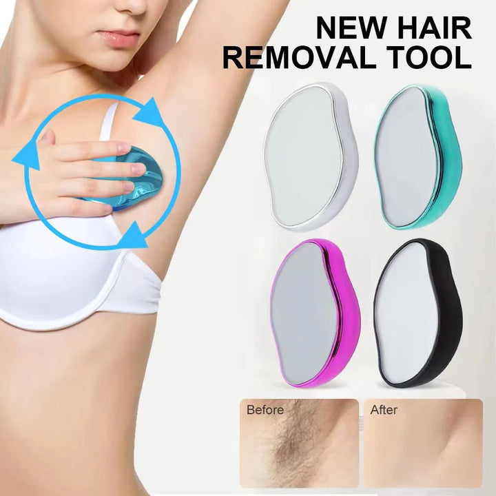 Crystal Physical Hair Removal Eraser Glass Hair Remover Painless