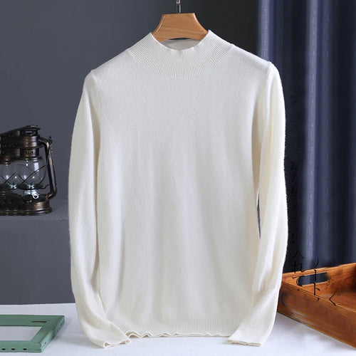 Autumn Winter chic Bottom Sweaters Women Fashion Turtleneck Pullover