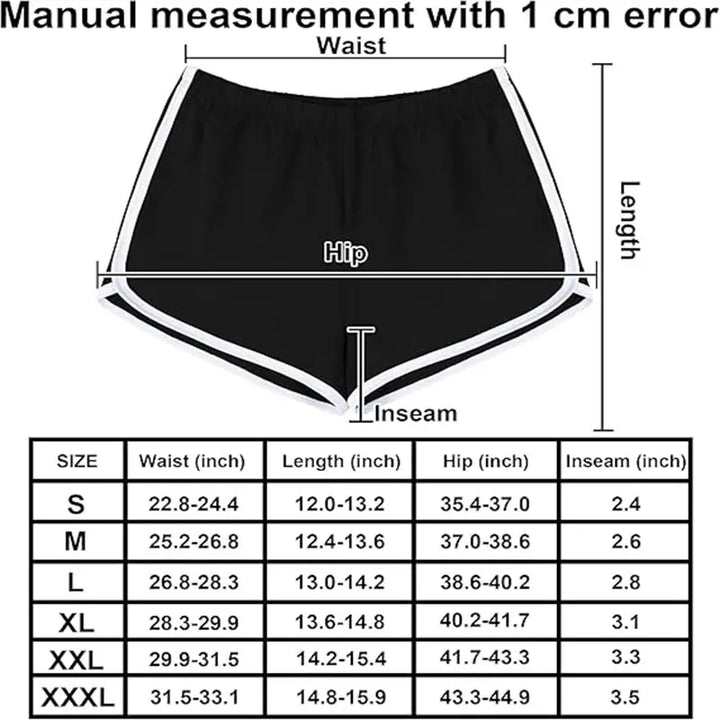 Women's Sports Shorts Loose Elastic Quick Drying Athletic Shorts