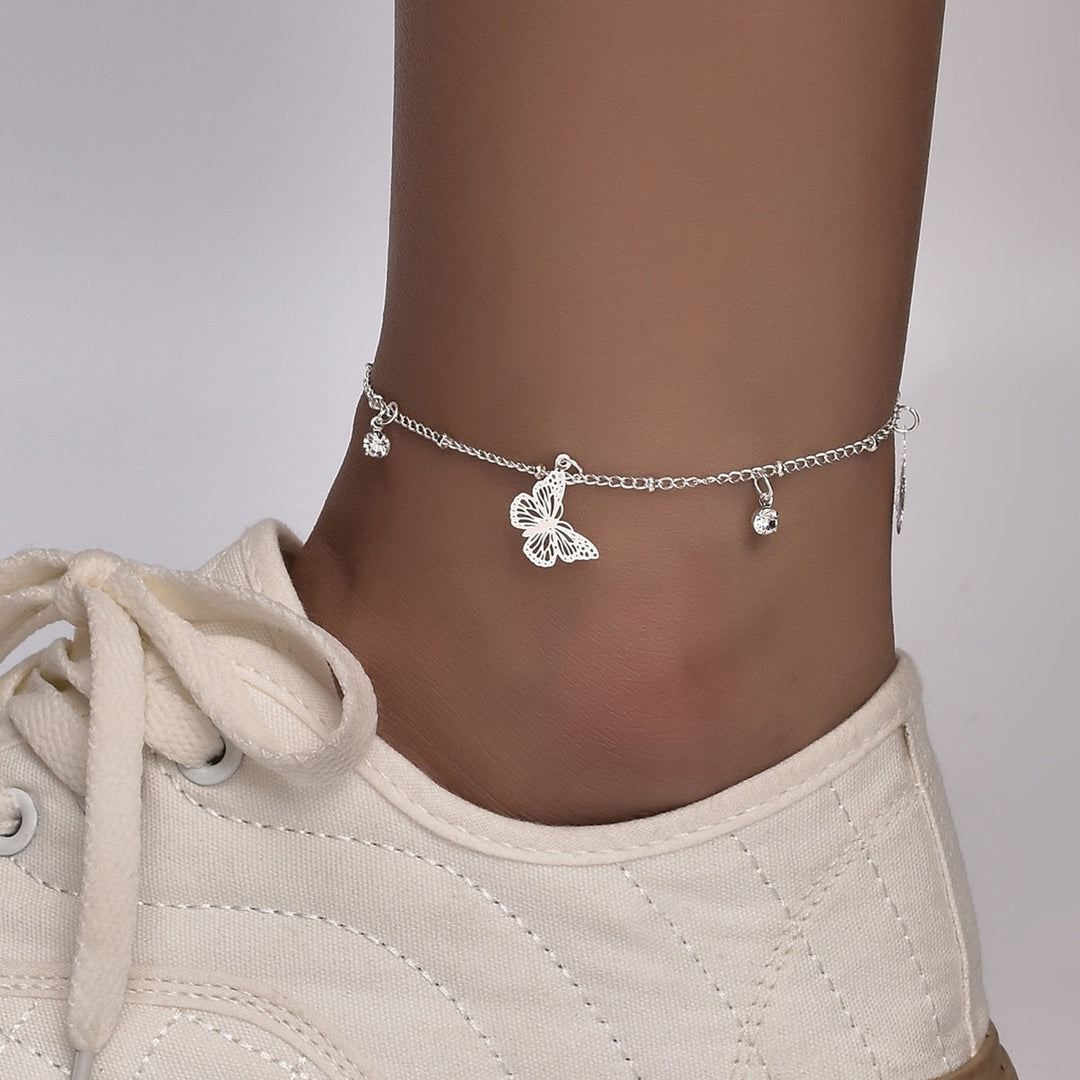 Boho Butterfly Charm Anklet For Women Gold/Silver