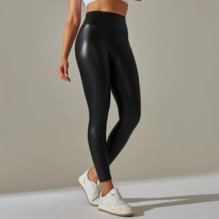 Trendy New Oversized WOMEN'S Leggings, High Waisted Tight and Sexy PU