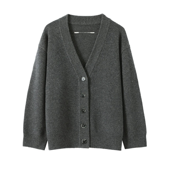 thick cardigan fashion wool jacket women v neck coat long sweater