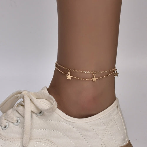 Boho Butterfly Charm Anklet For Women Gold/Silver