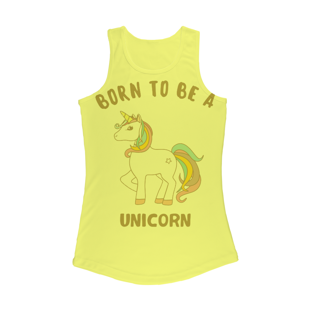 Born to be a unicorn Women Performance Tank Top