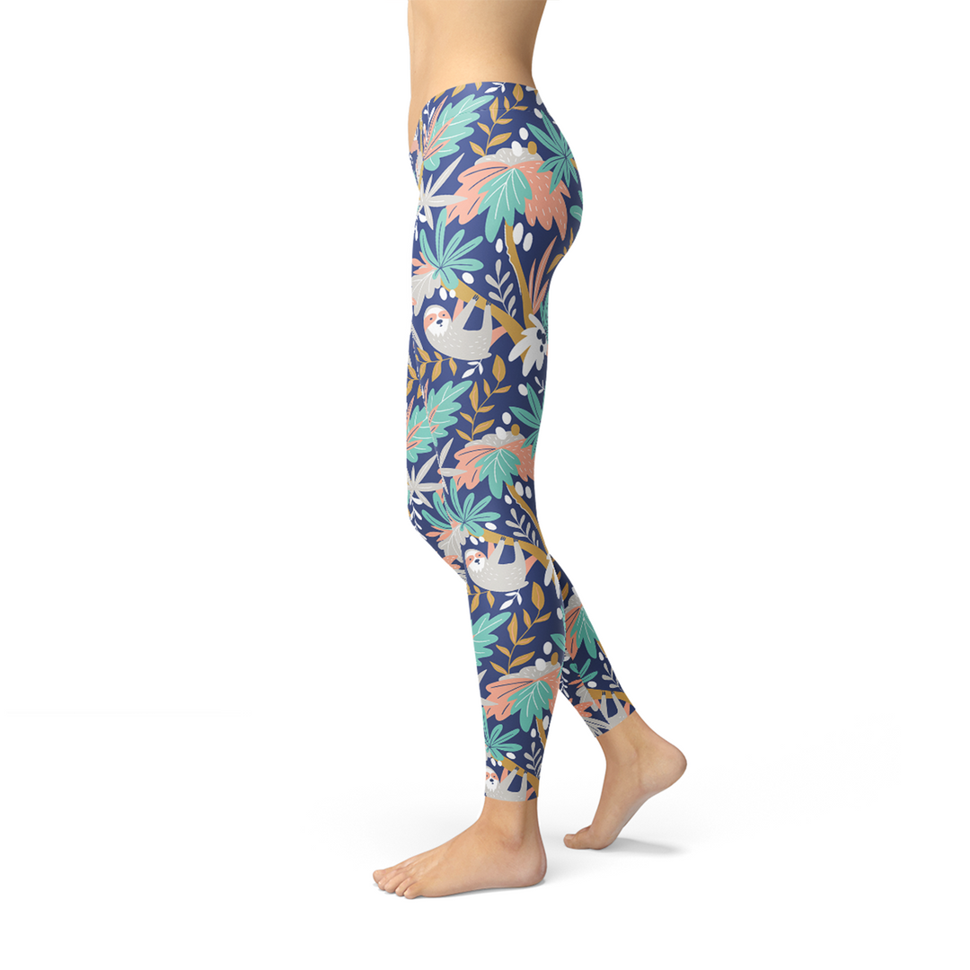 Womens Sloth Leggings