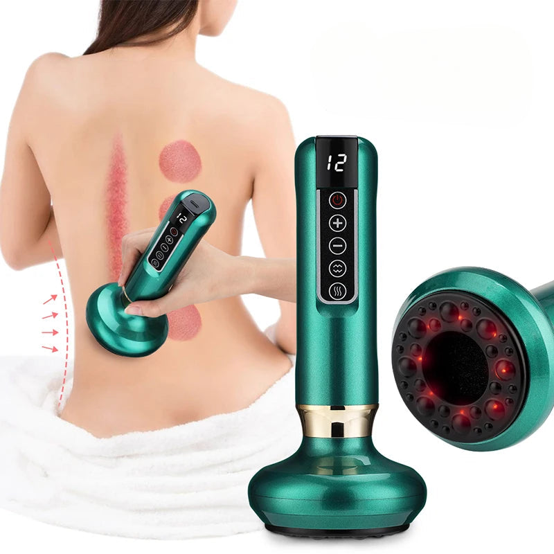 Electric Vacuum Cupping Massage Body Cups Anti-Cellulite Massager for