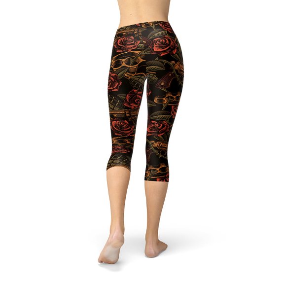 Womens Badass Capri Leggings