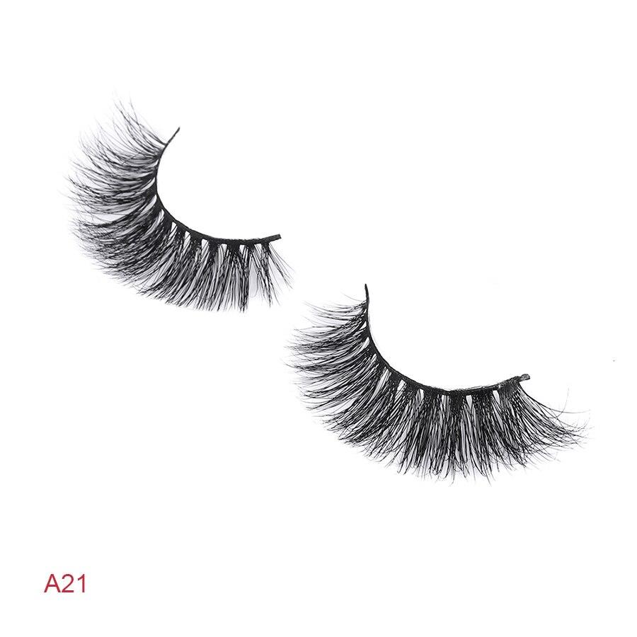 30 Pairs Wholesale No Box Mink Lashes Bulk Natural Hand Made Cruelty