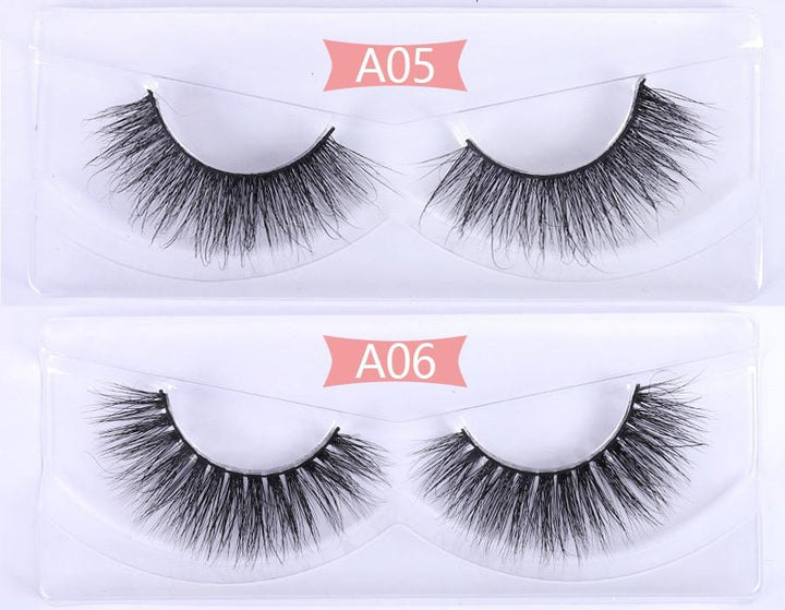 30 Pairs Wholesale No Box Mink Lashes Bulk Natural Hand Made Cruelty