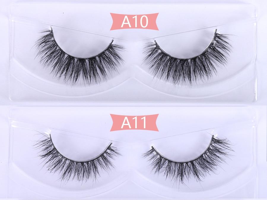 30 Pairs Wholesale No Box Mink Lashes Bulk Natural Hand Made Cruelty