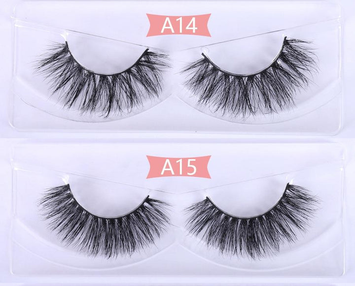 30 Pairs Wholesale No Box Mink Lashes Bulk Natural Hand Made Cruelty